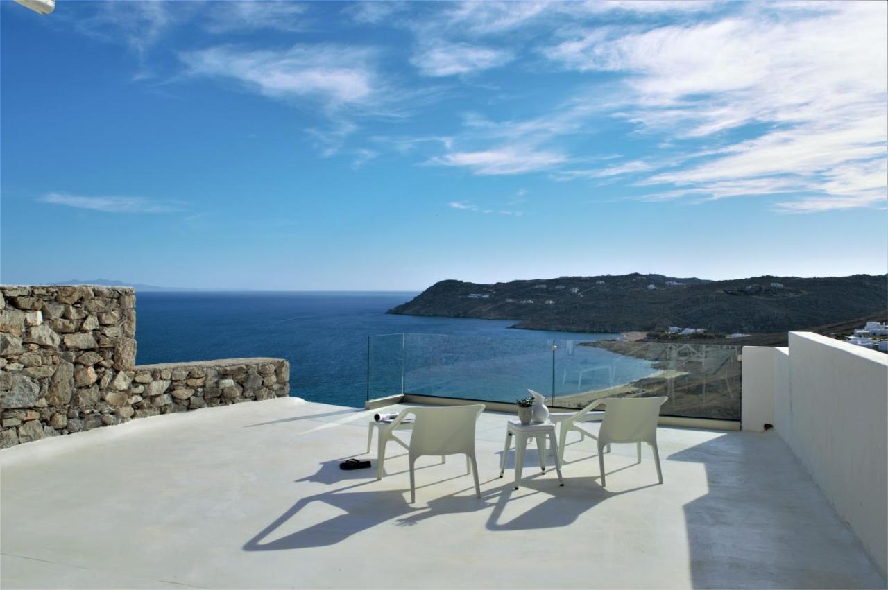 Elia House With Amazing View On The Beach Mykonos Villa Mykonos Town Exterior foto
